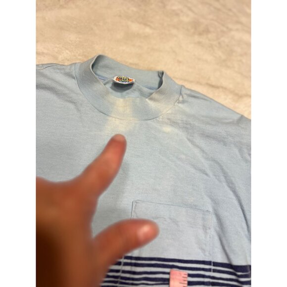 Vintage 1972 Crazy Shirts Hawaii Medium Long Sleeve T-Shirt 100% Cotton Nautical - Picture 5 of 8